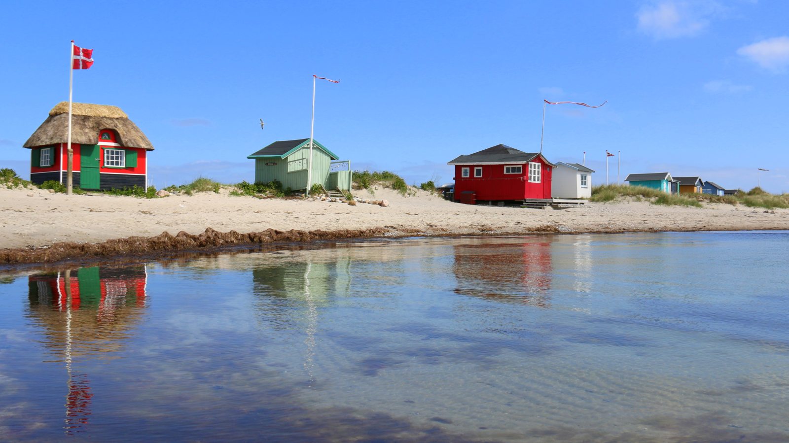 Badehuse ved Eriks Hale