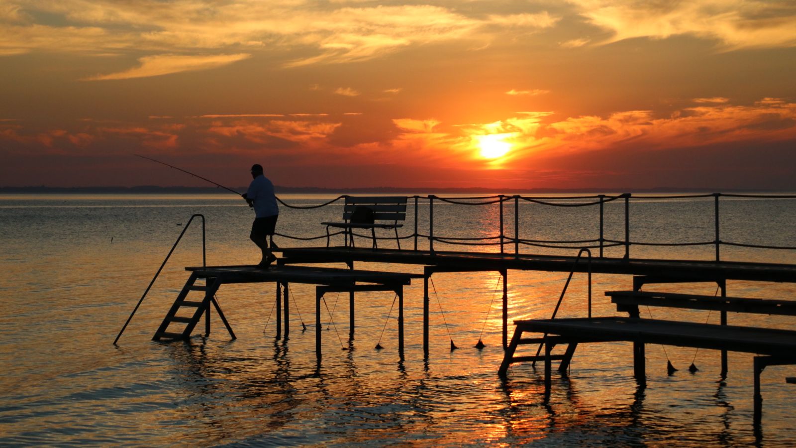 Lystfiskeri ved Jørbæk Strand
