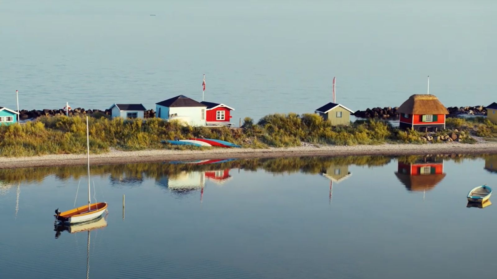 Badehuse på Eriks Hale