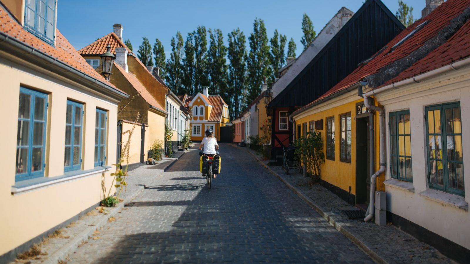 På cykel i Ærøskøbing