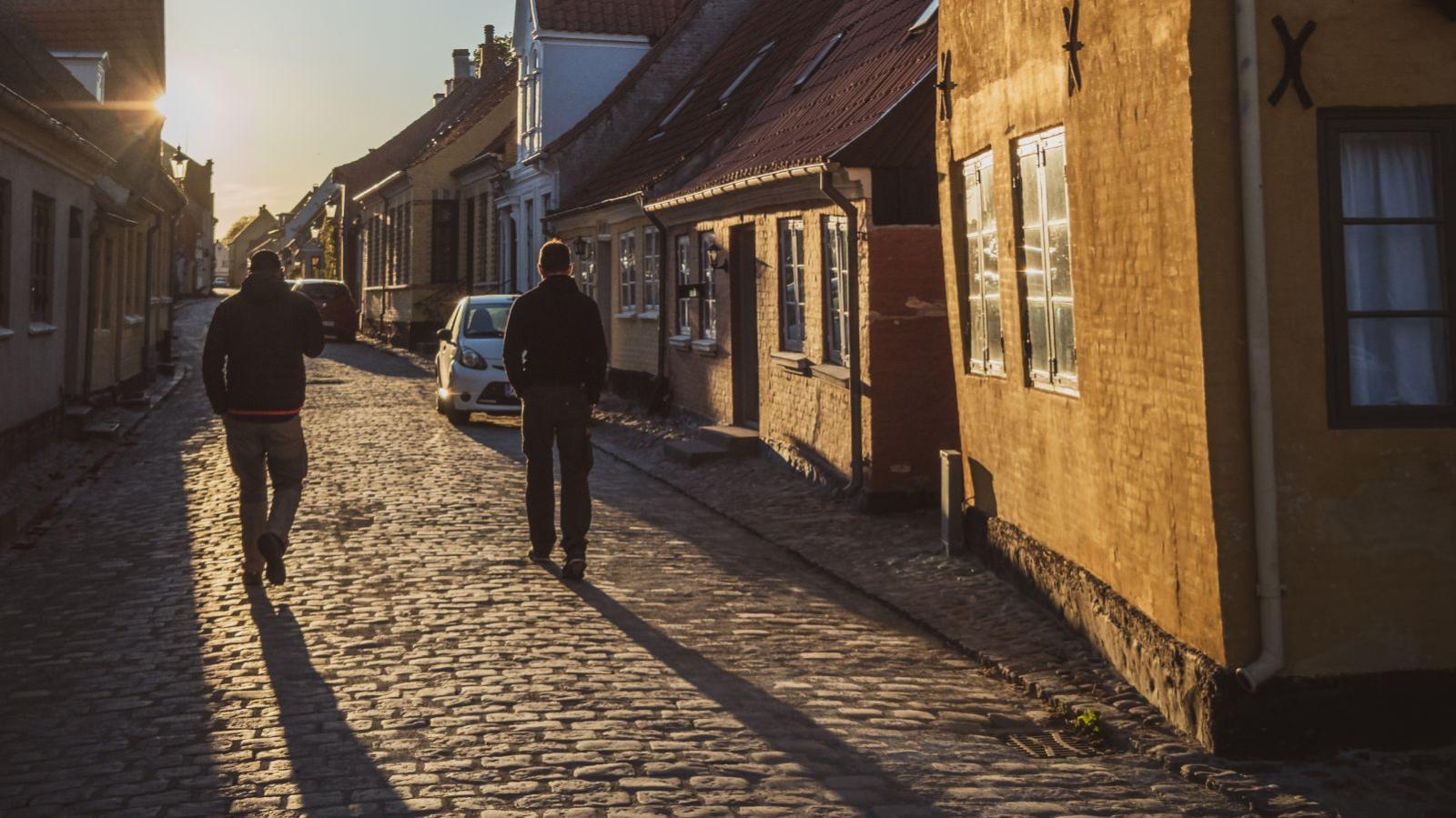 Forår, sol, Ærøskøbing, by