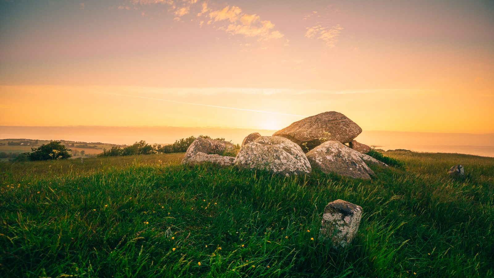 Oldtidsminder ved Lindsbjerg på Ærø