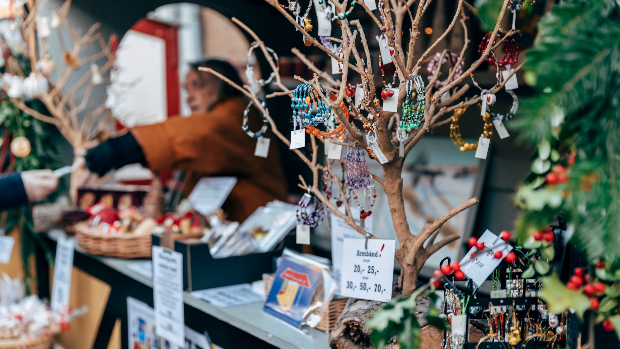 Julemarked og loppemarked i Ærøskøbing på Ærø