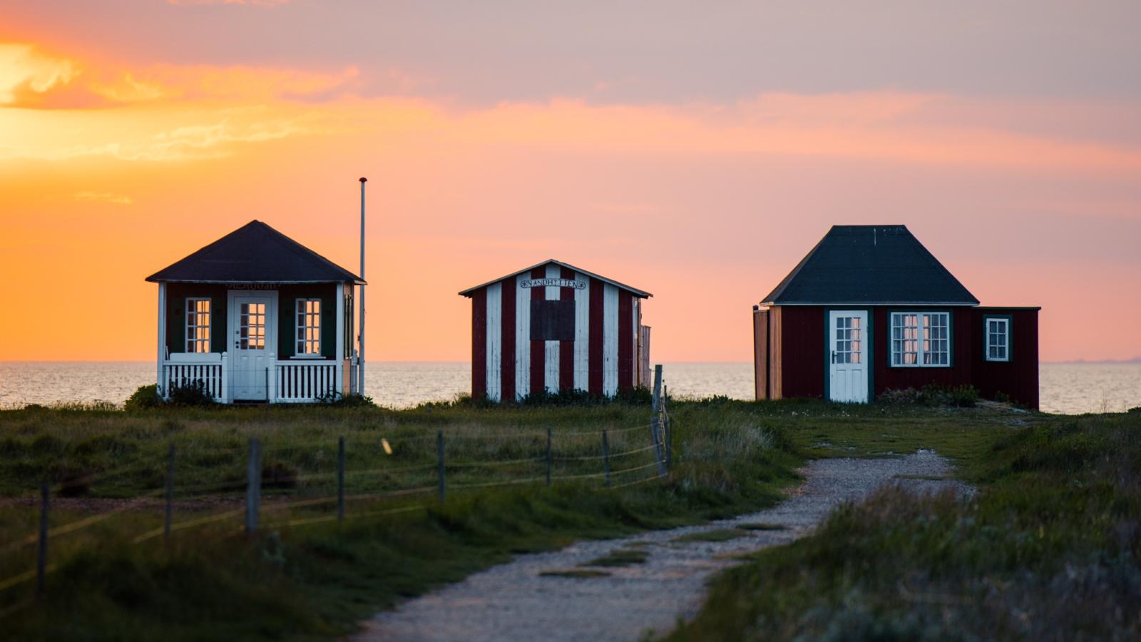 Badehusene på Ærø